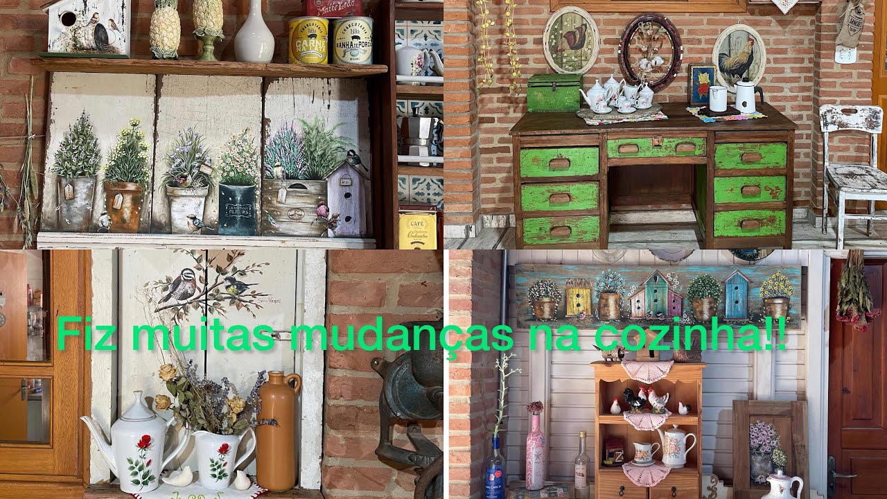Decoração na cozinha, gastando muito pouco, com peças de Ferro Velho!!