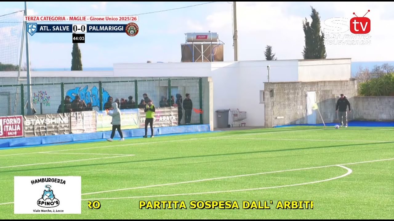 Terza Categoria - Maglie - Girone Unico : LIVE per Atletico Salve 🆚 Palmariggi