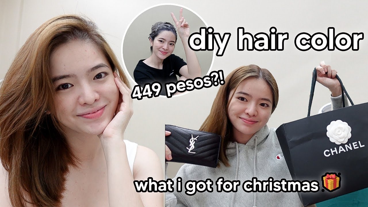 DIY HAIR COLOR + WHAT I GOT FOR CHRISTMAS ⎜TIN AGUILAR