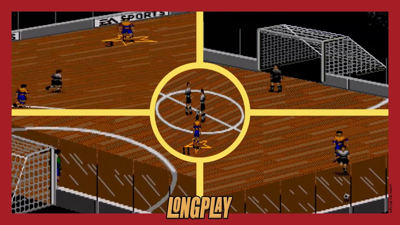 FIFA Soccer 97 Gold Edition: Brazil Team PlayOffs (İndoor) (1997) | 【Sega Genesis】