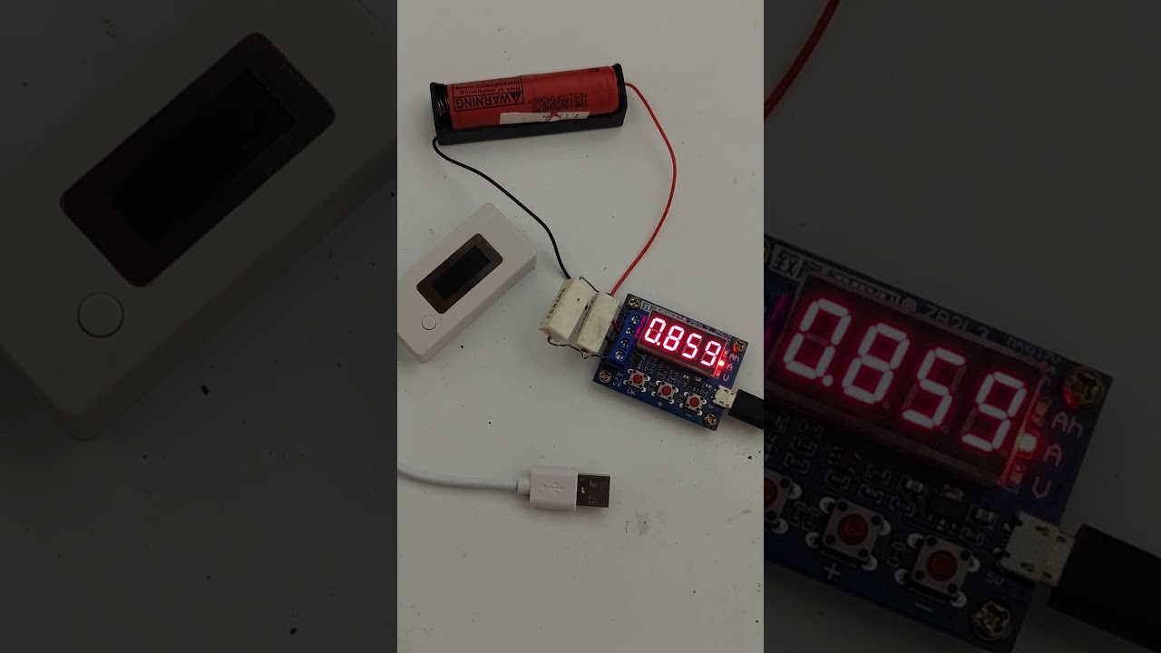 18650 pil kapasite testi lityum-ion pil