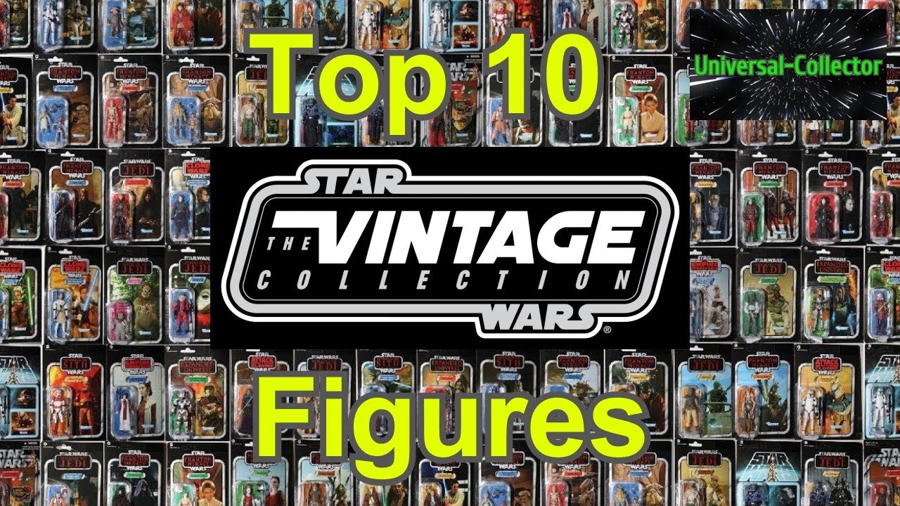 Star Wars Top 10 Vintage Collection 3.75 AWESOME carded figures