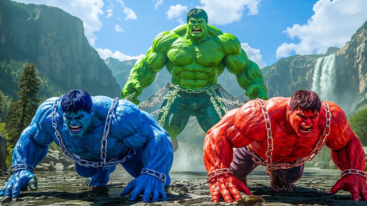 HULK vs BLUE HULK EPIC BATTLE! However, RED HULK Unexpected SAVE Changes Everything!