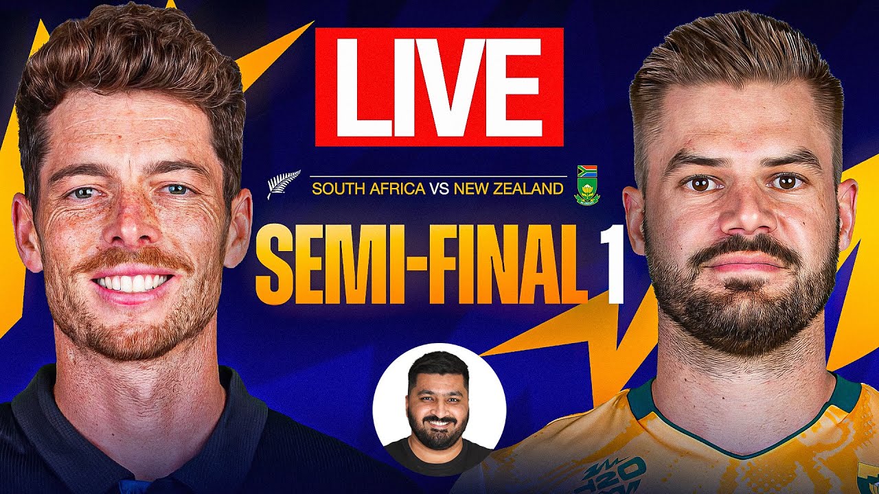 SOUTH AFRICA vs NEW ZEALAND SEMI FINAL 1 Live Score | SA v NZ T20 World Cup 2026 | Watch Party |