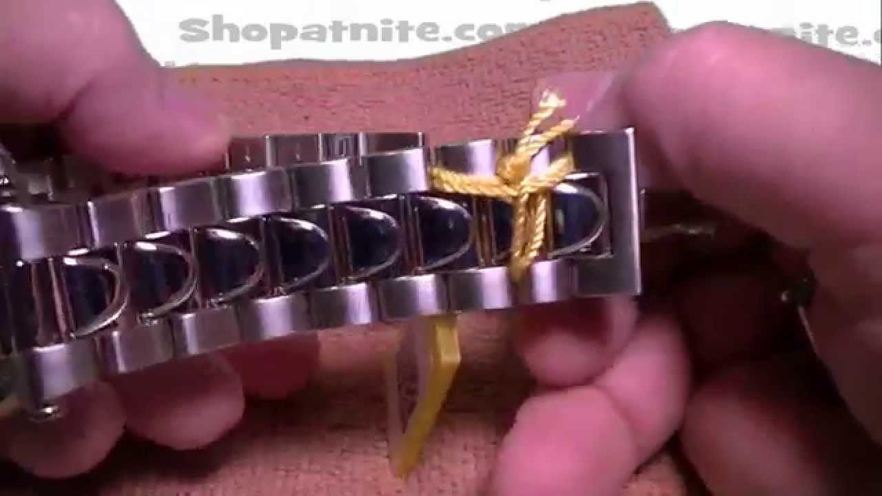 How To Resize an Invicta Watch Band Adjustment.
