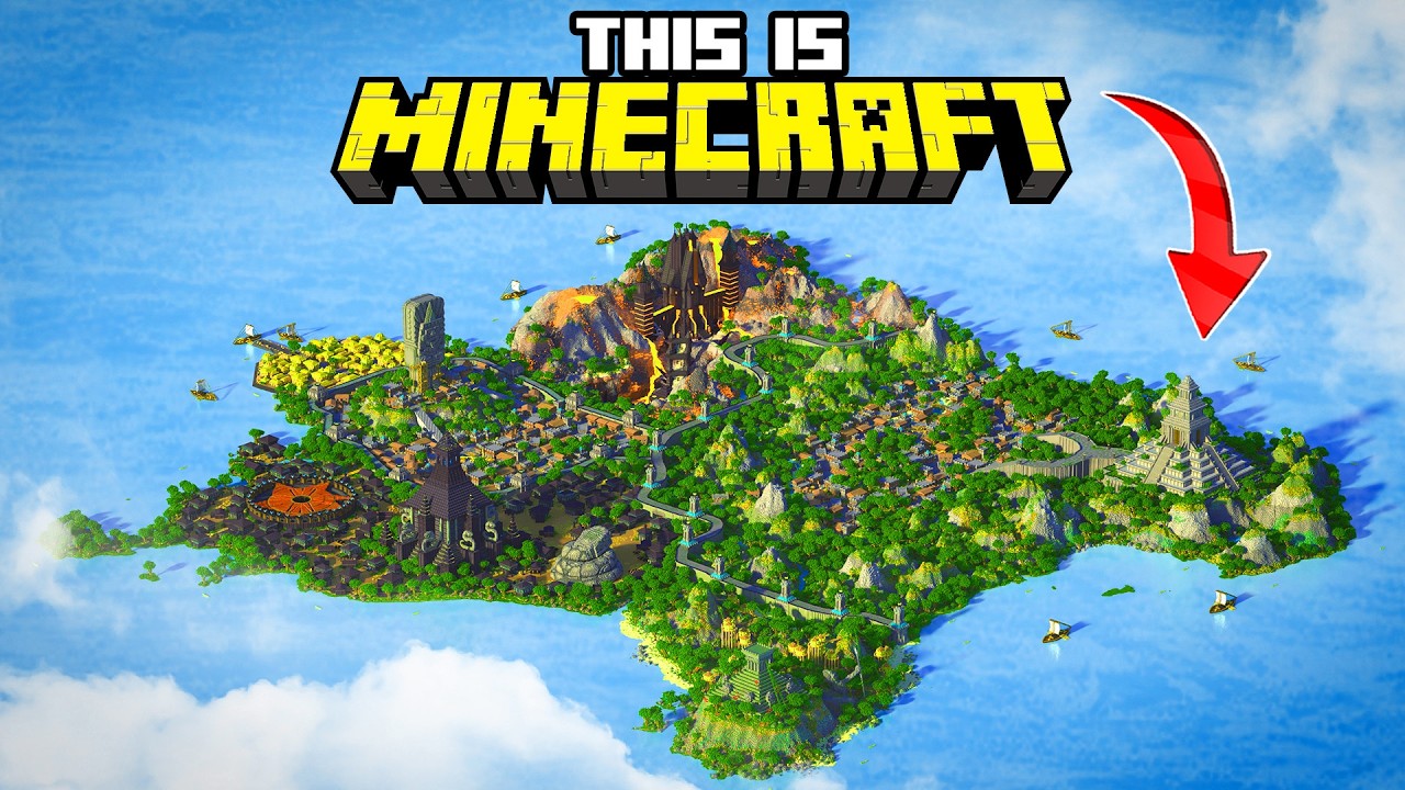 I'm Building the BIGGEST Minecraft EMPIRE (1B+ blocks)