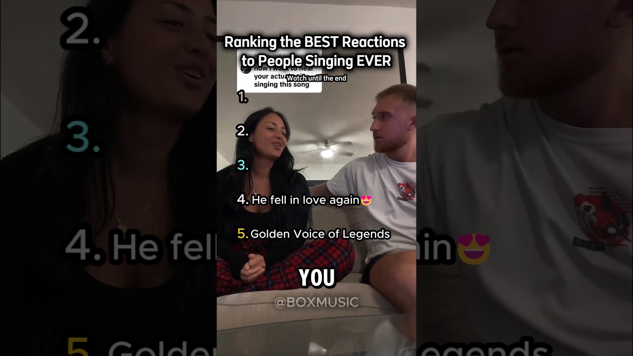 Ranking the BEST Reactions to People Singing EVER
