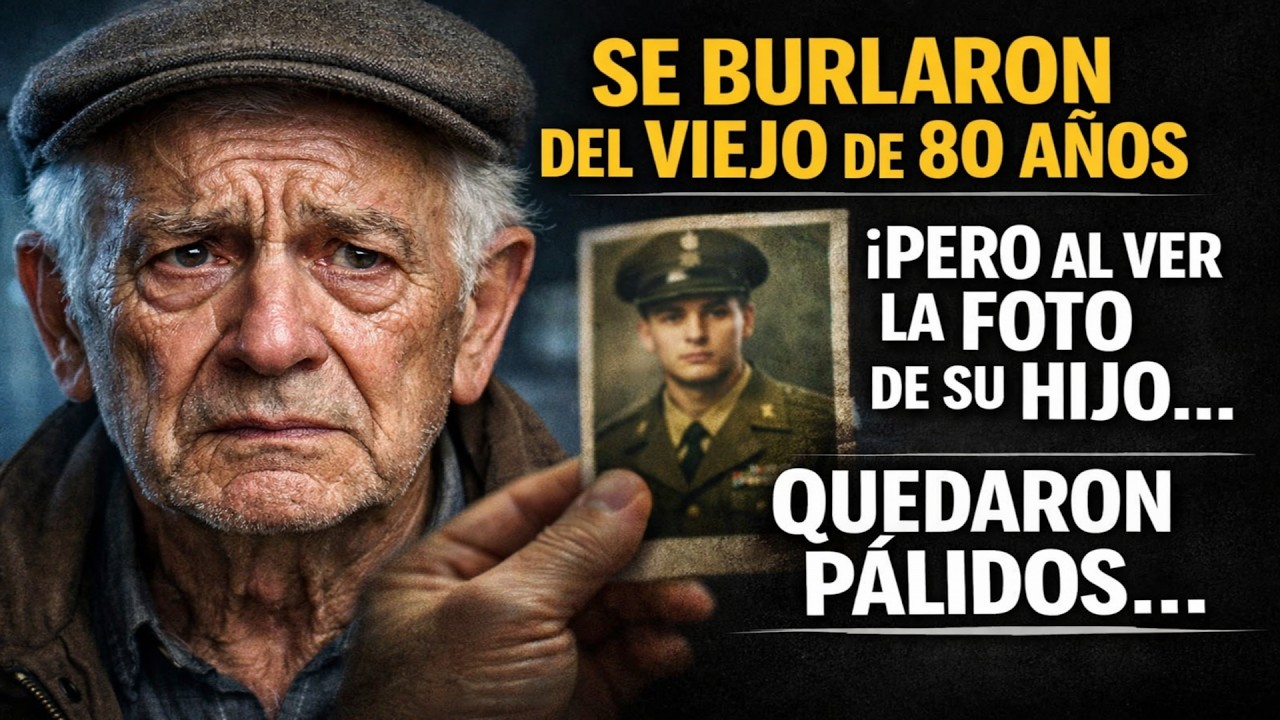 Se BURLARON del anciano de 80 años en comisaría, pero al ver la FOTO de su hijo, se quedaron PÁLIDO