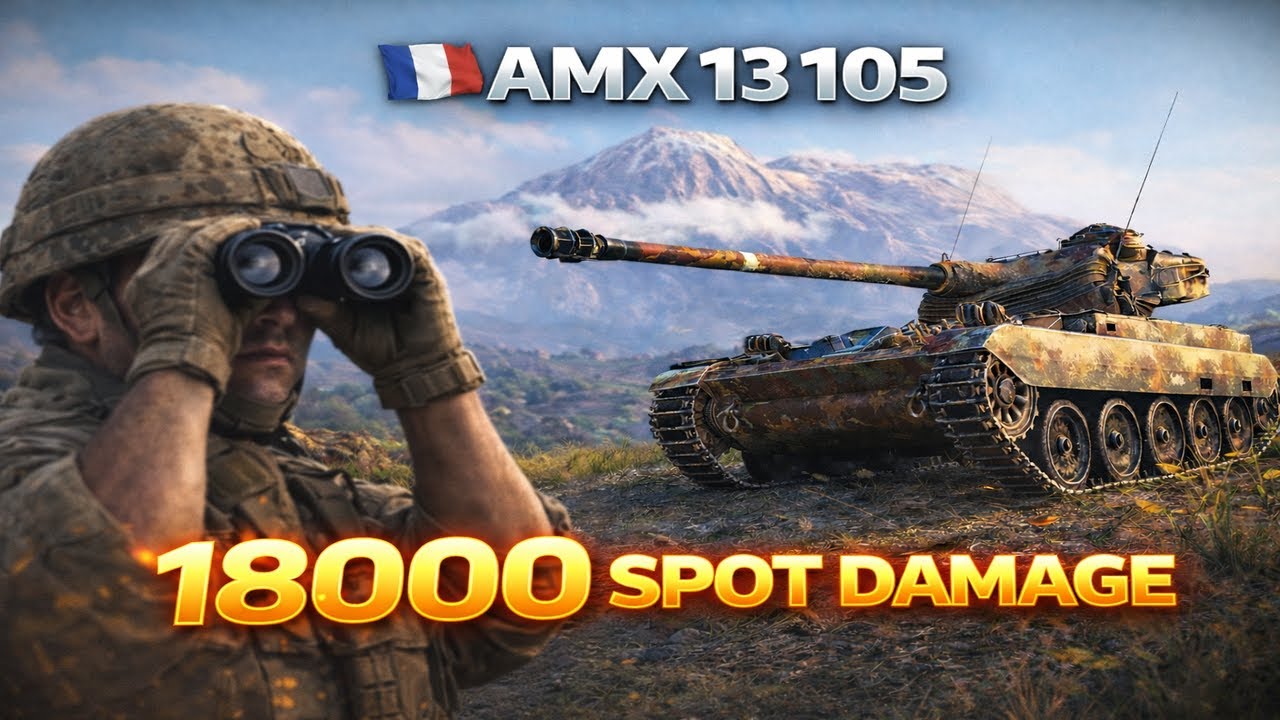 AMX 13 105 I Maçı Kazandıran Light Tanklardır 18 K Spot Hasarı #wot #worldoftanks #танкблиц