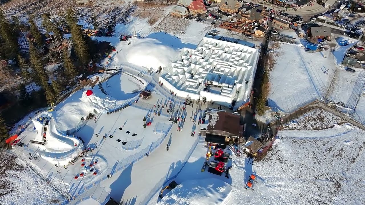 Snowlandia Śnieżny Labirynt  Zakopane  #travel #poland #zakopane #mountains #polandtourism