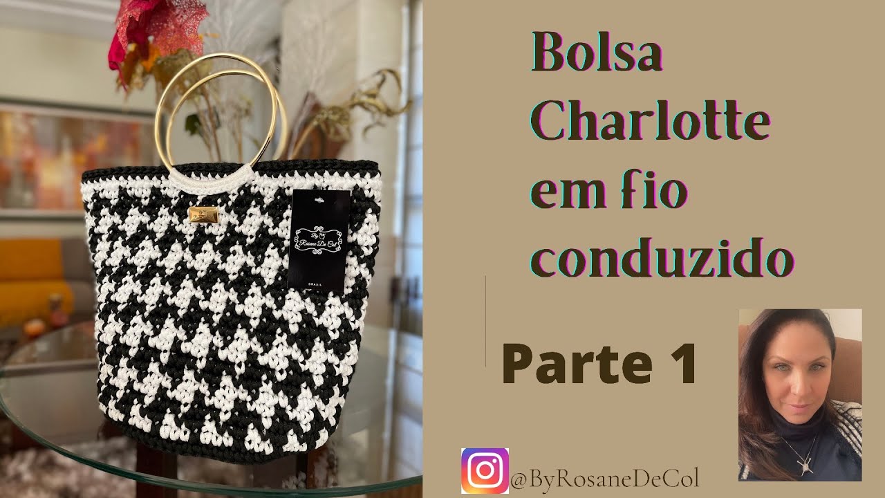 Bolsa Charlote em fio conduzido Parte 1/3