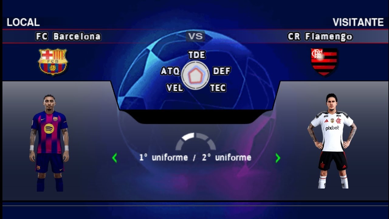 Uefa Champions League - Quartas de Final - Jogo da volta 🇪🇦 FC Barcelona 0 - 2 CR Flamengo 🇧🇷