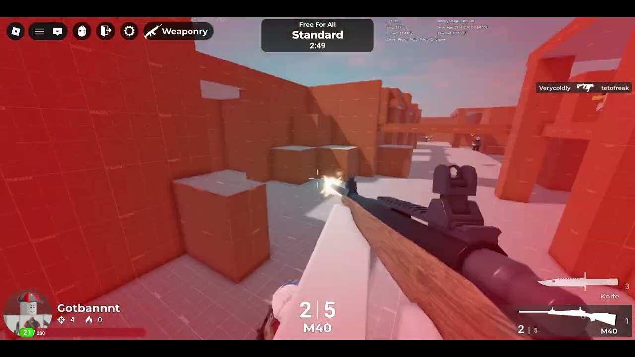 weaponry M40 gameplay