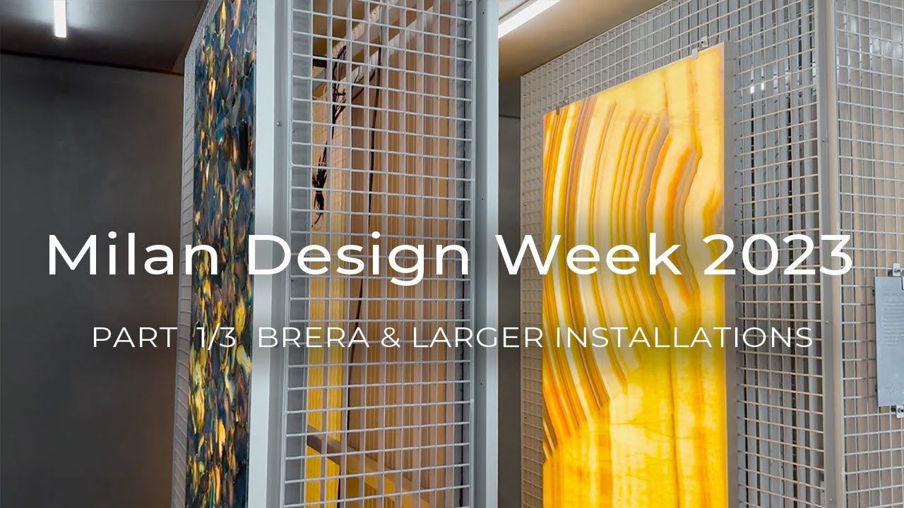 Brera and Larger Installations - Part 1 Fuorisalone 2023 Tour