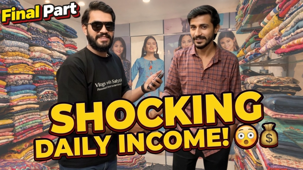 “₹50 Juice aur ₹500 ki Dress … Par Profit Kitna? 😳 | Street Shop Reality.”
