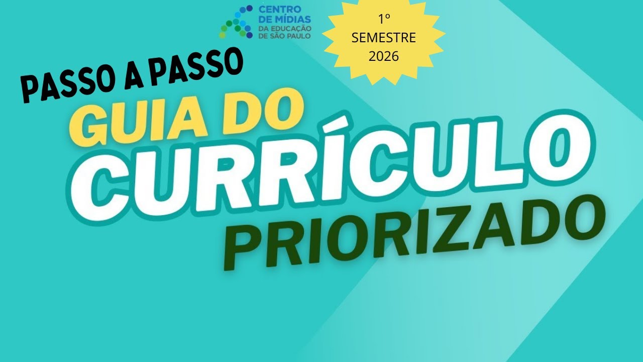 PASSO A PASSO ACESSO AO GUIA DO CURRÍCULO PRIORIZADO ( SEDUC -SP)