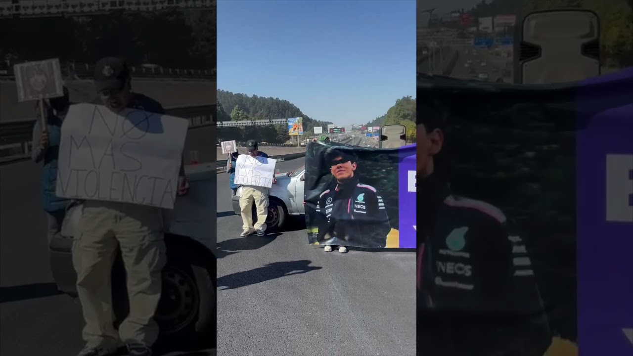 Caos vial por bloqueo en la carretera M&eacute;xico Toluca
