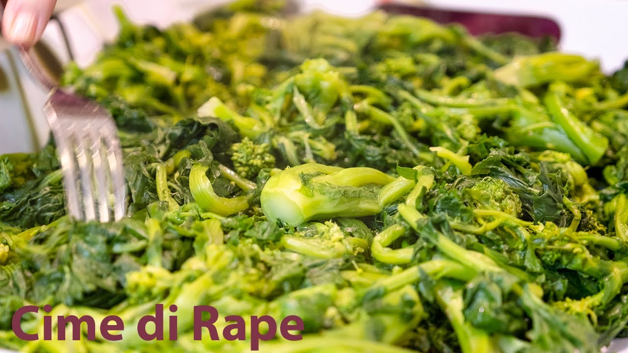 Cime di rape - come pulire e lavare una delle verdure piu amate dai pugliesi