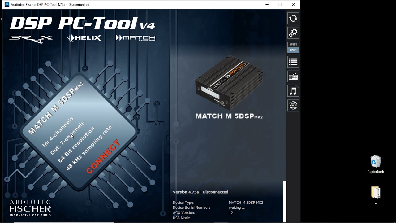DSP-Einstell-Tutorial, Teil 1 Helix & MATCH - Softwareupdate und Setup-Sicherung