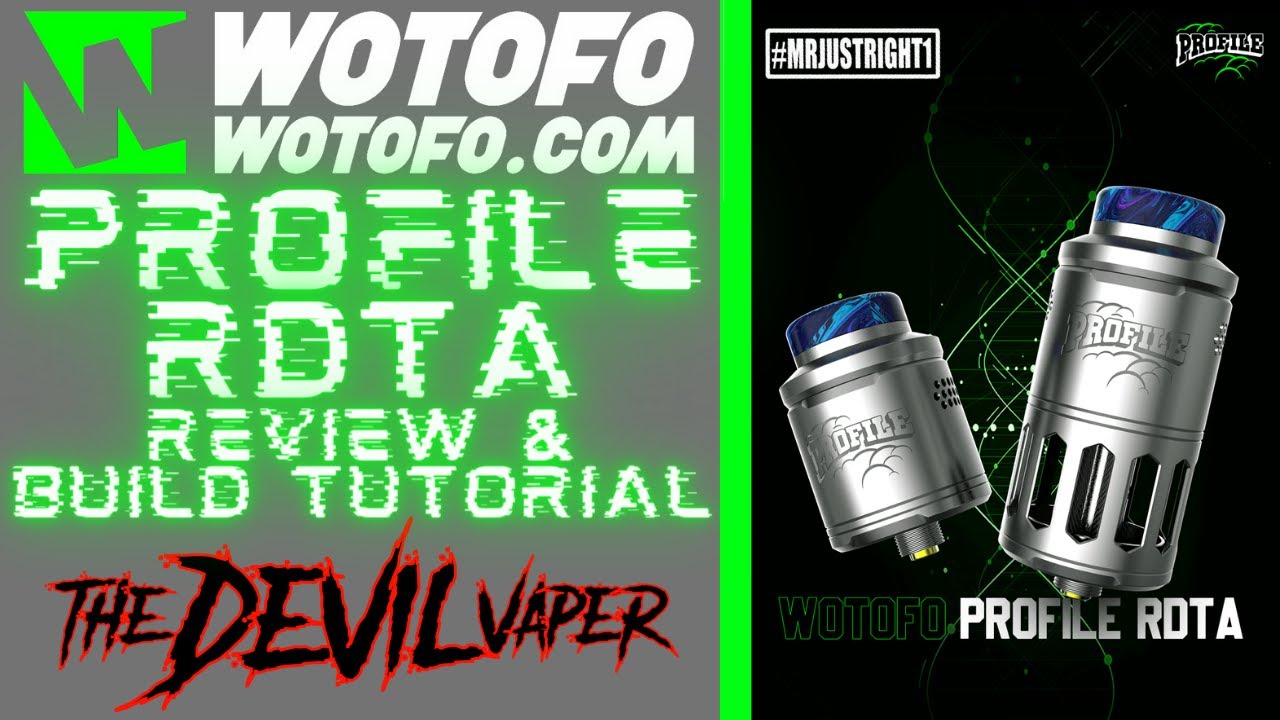 WOTOFO Profile RDTA Review & Clapton Mesh Build Tutorial