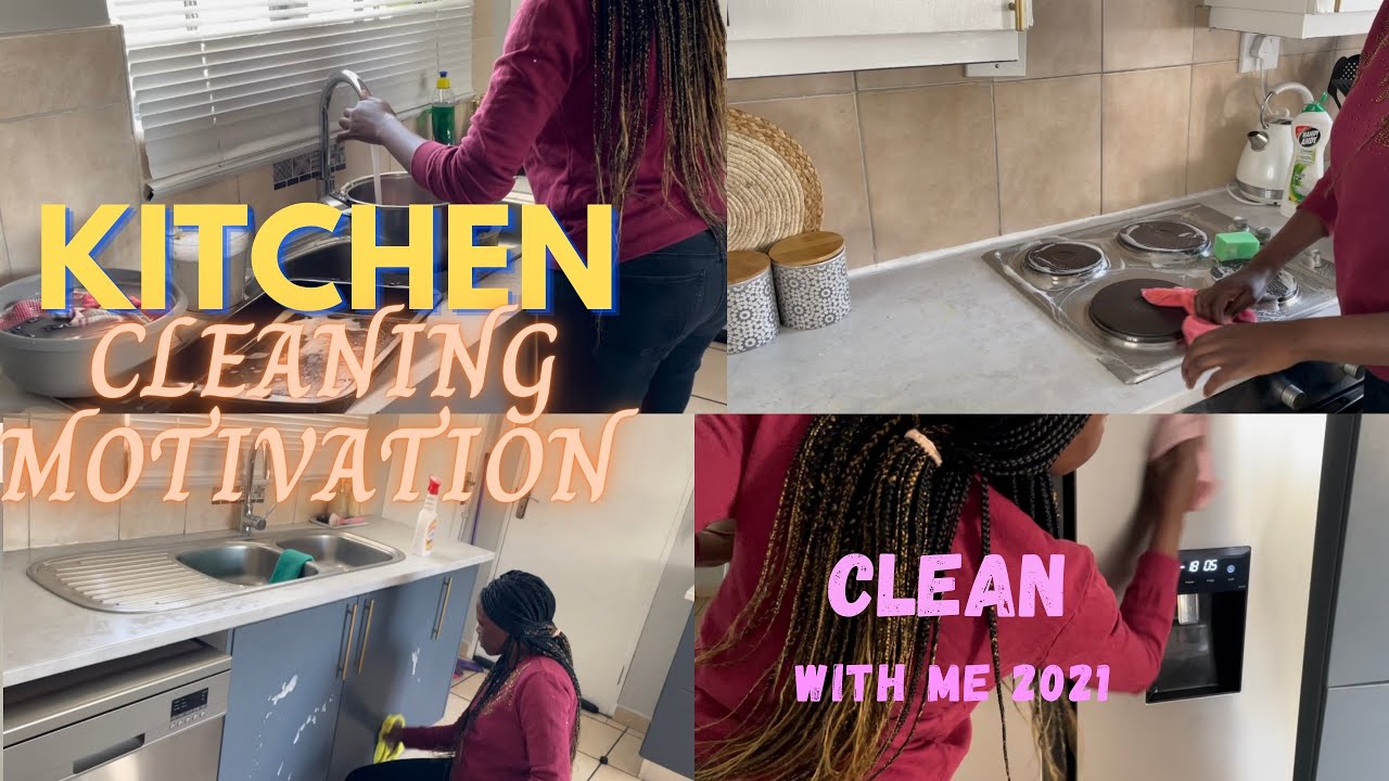 *NEW*KITCHEN CLEANING MOTIVATION// 2021 CLEAN WITH ME // SOUTH AFRICAN YOUTUBER
