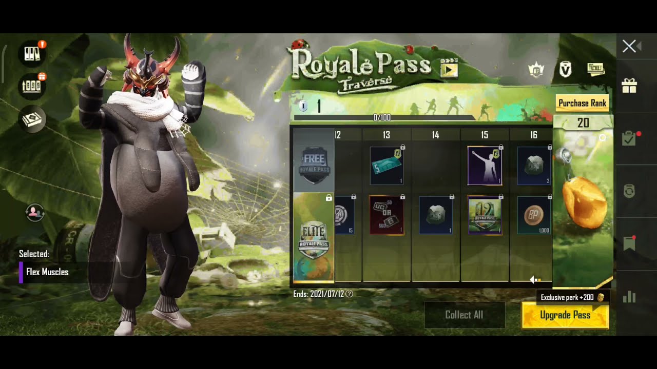 Pubg Mobile Season 19 Emotes | Gym Posing  | Best Emotes | S19 Update | HD | Royal Pass Emotes | #3