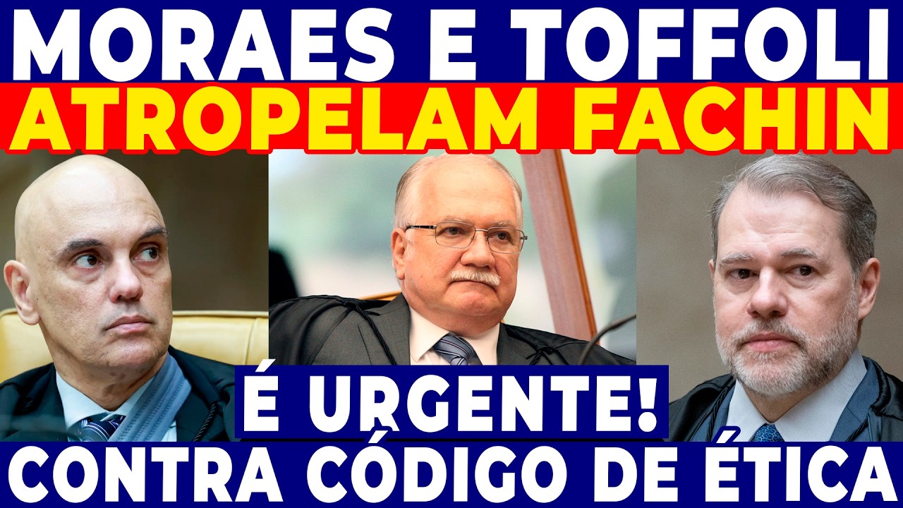 🔥 MORAES E TOFFOLI ATROPELAM FACHIN: Racha EXPLOSIVO no STF termina com ALMOÇO CANCELADO! URGENTE!🚨