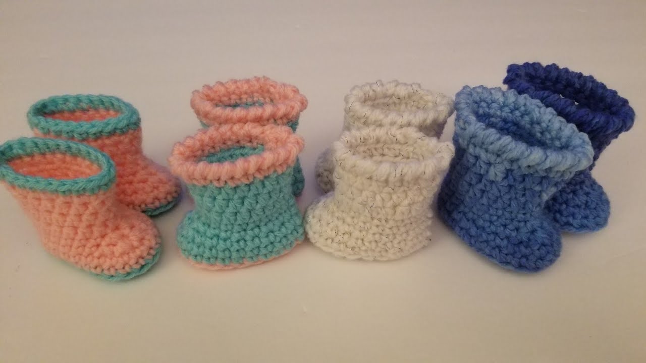 Crochet Tutorial - Crochet Boots for 18