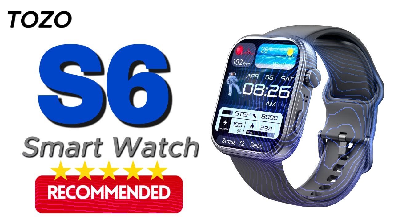 Tozo S6 Smart Watch Unboxing and Review! Watch This Before You Buy #smartwatch