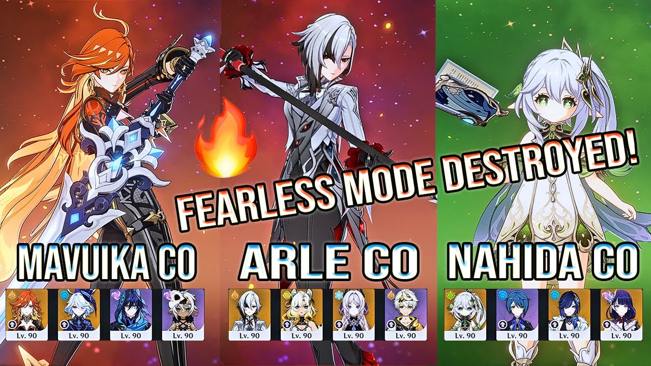 Mavuika + Arle + Nahida Shatter Stygian Onslaught 😱 | Genshin Impact