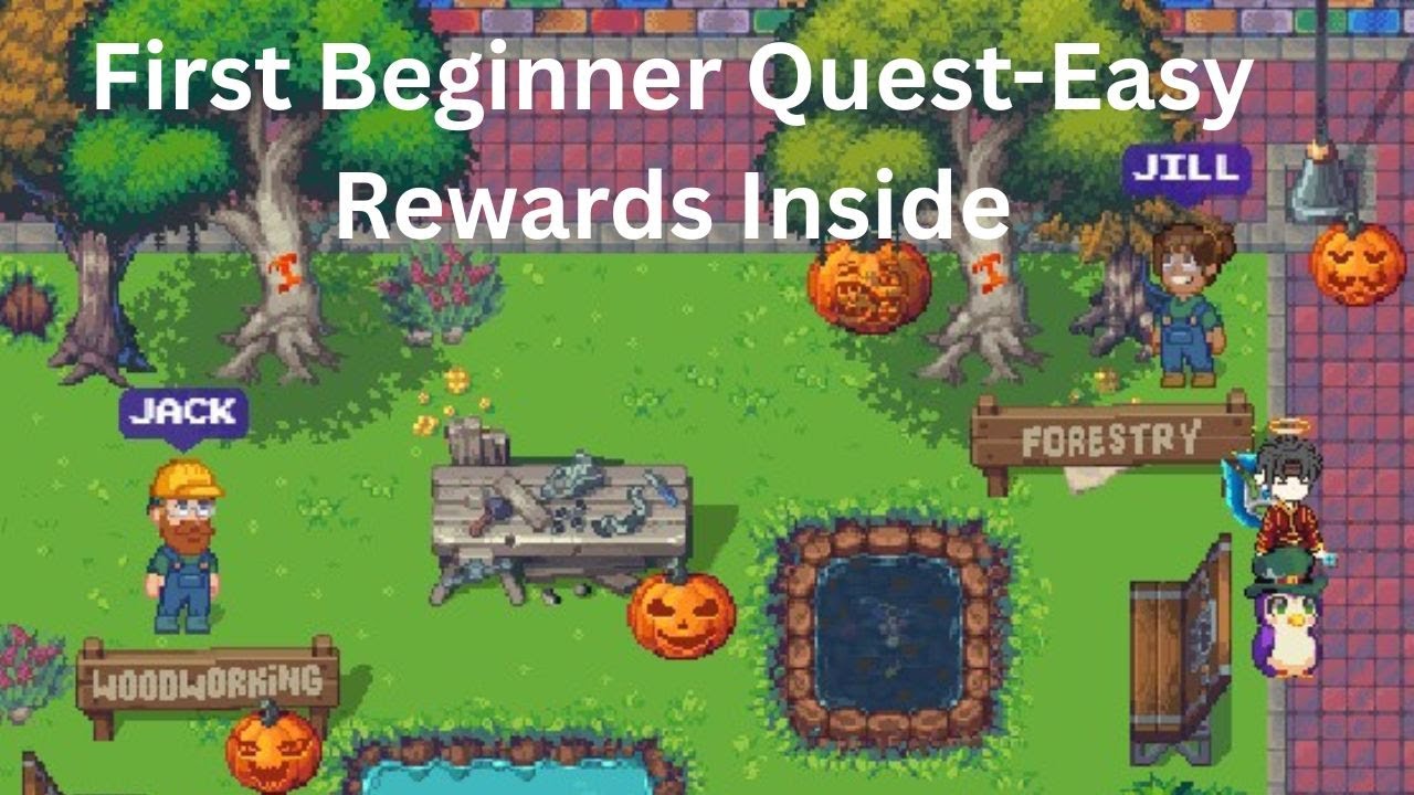 PIXELS︱ Master the First Beginner Quest in Pixels! | Crafting Your Whittlewood Chest 🪵
