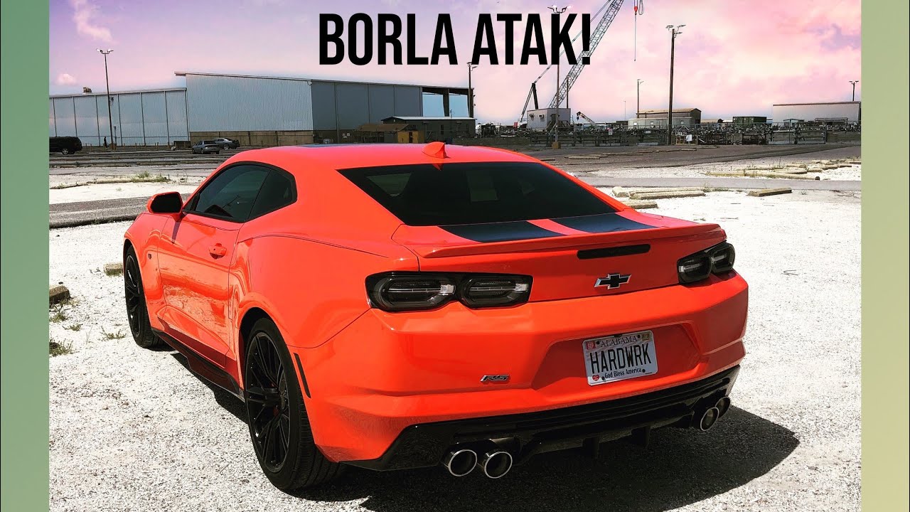 Установка Borla Atak на Camaro V6 2019 года! Со сравнительными видео! | Звук Camaro V6