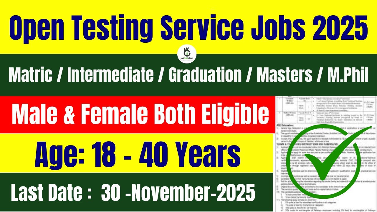 OTS Jobs 2025 | How to Apply OTS  Jobs 2025  | Latest Government Jobs 2025 in Pakistan