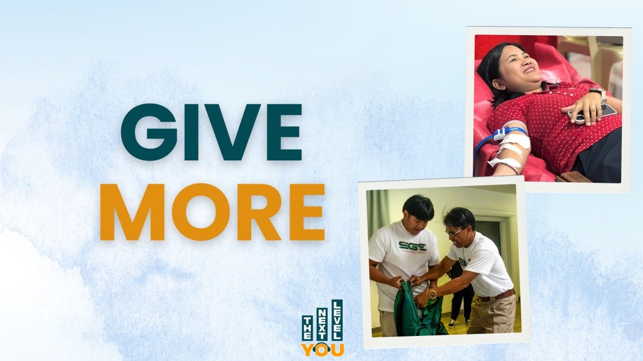 Give More | The Next Level You | March 10, 2026