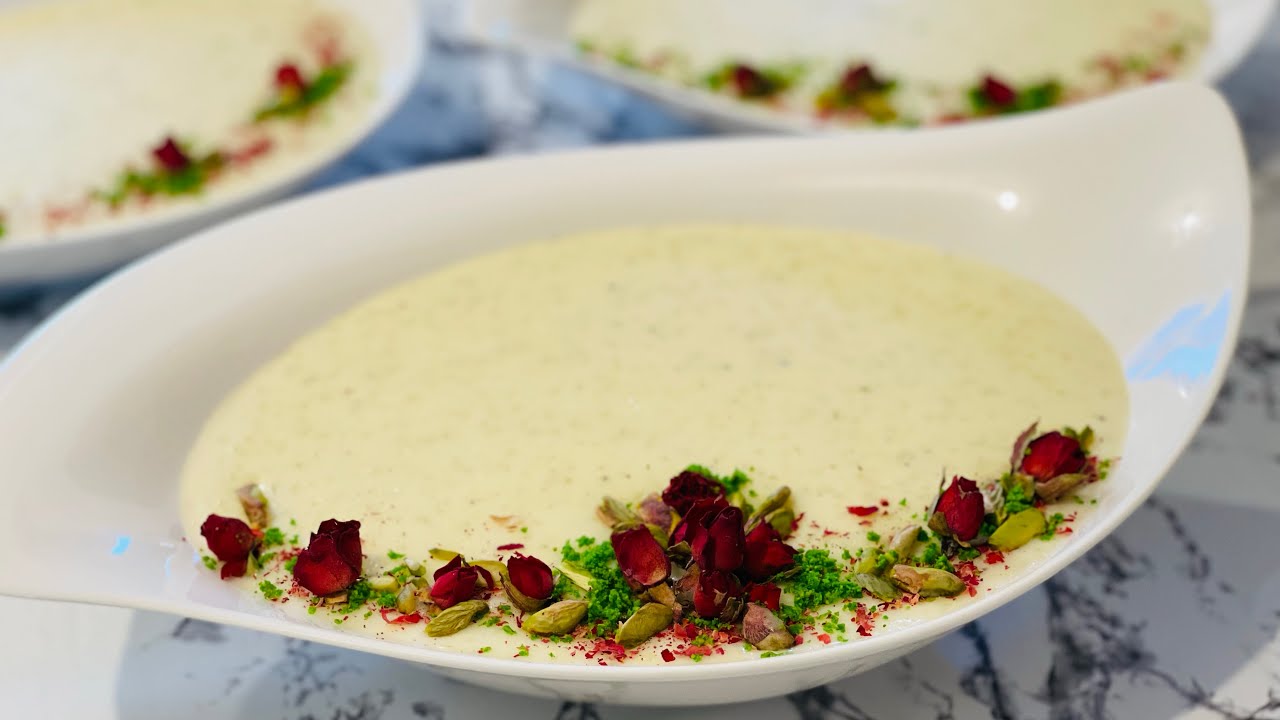 Rice Pudding // Shir Berenj Afghani // Kheer Recipe #افغانی  شیربرنج   خوشمزه  بسیار ساده وآسان