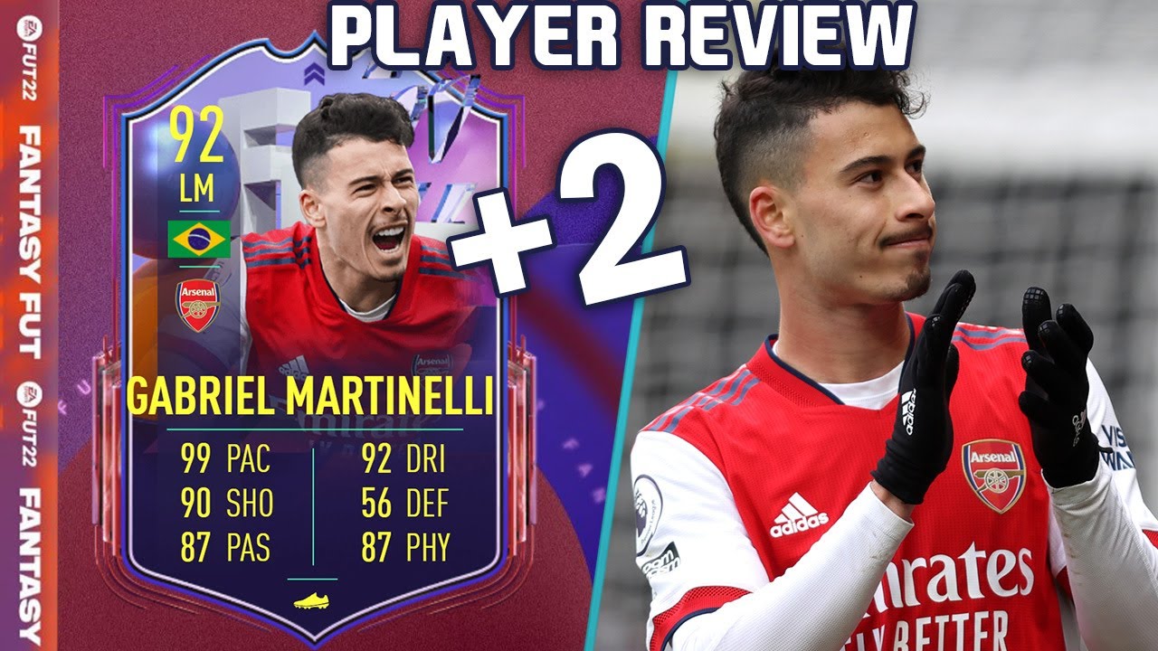 TOTS LEVEL CARD! 😳 92 FANTASY FUT MARTINELLI PLAYER REVIEW! FIFA 22 ULTIMATE TEAM