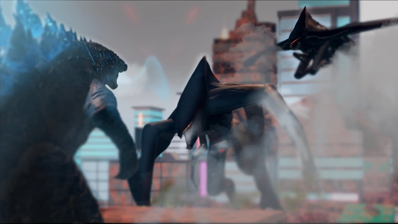 [KAIJU UNIVERSE] Godzilla VS Mutos Cinematic Fight