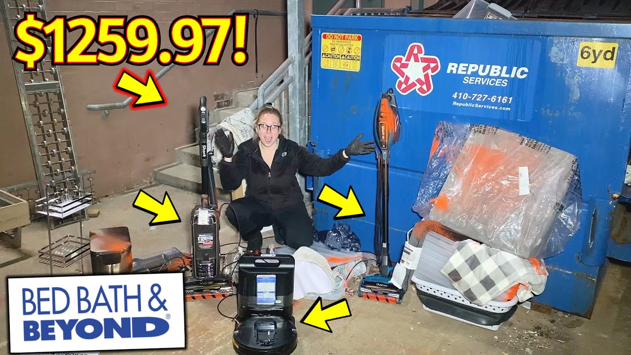 Менеджер BED BATH & BEYOND оставил нам огромный сюрприз! В их мусорном контейнере!
