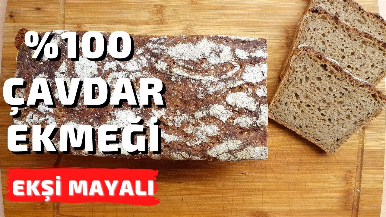 EKŞİ MAYALI ÇAVDAR EKMEĞİ TARİFİ #ekşimaya #ekşimayalıçavdarekmeği #sourdough