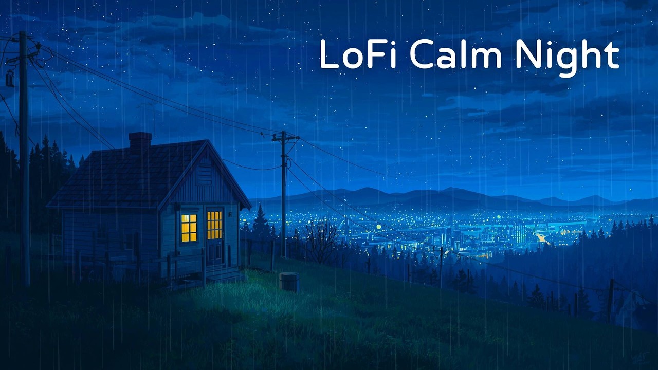 Soft Rain Sounds 🌙 Lofi Mix for Relaxing and Falling Asleep