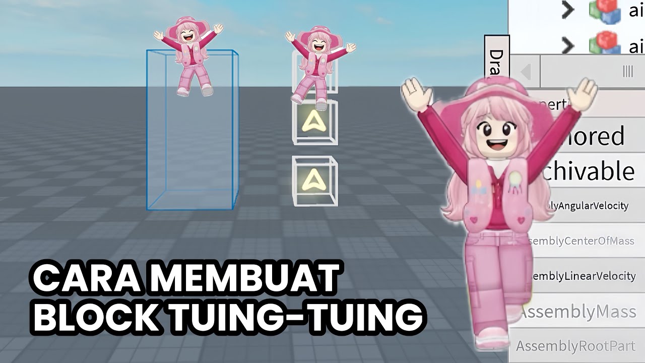 Cara Membuat Blok Tuing-Tuing / Double Jump Block / Air Jump / Low Gravity Block di Studio Lite