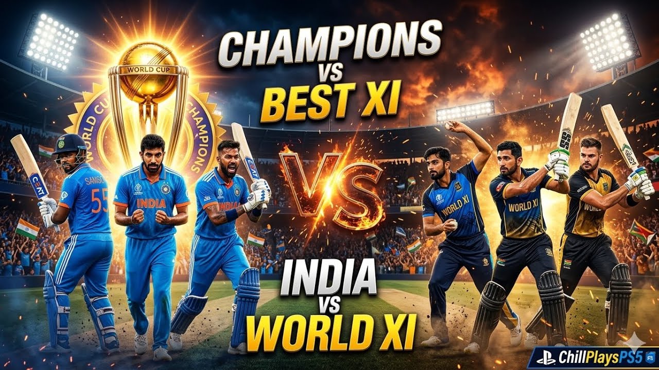 India (World Cup Winners) vs Team of the Tournament 🔥 T20 Exhibition Match | Cricket 26