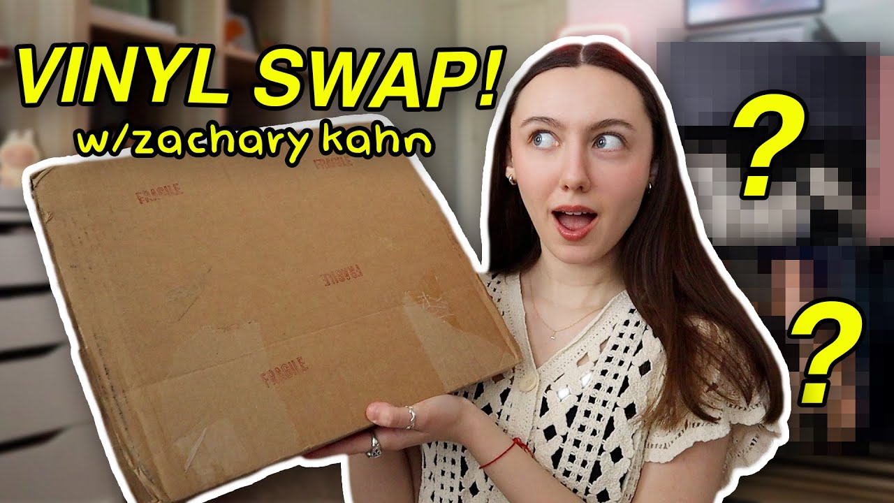 VINYL SWAP WITH @Zachary Kahn  (mystery unboxing!!)