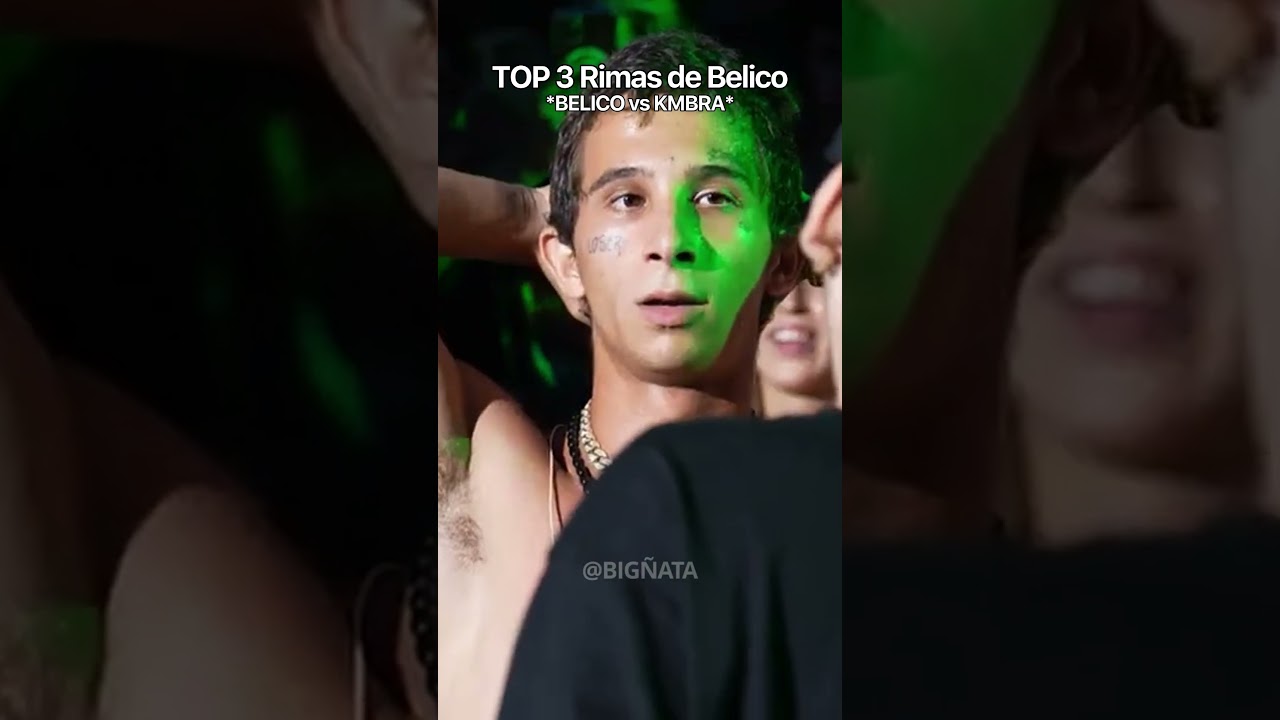 TOP 3 Rimas de Belico | BELICO vs KMBRA #freestyle #underground  #rap