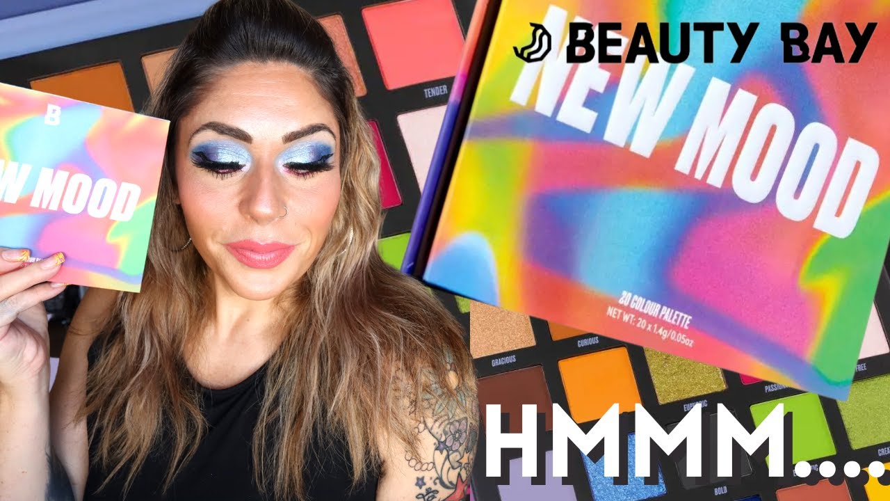 NEW BEAUTY BAY NEW MOOD PALETTE - HMMMM...... TUTORIAL - REVIEW & FIRST IMPRESSIONS! NEW MAKEUP!