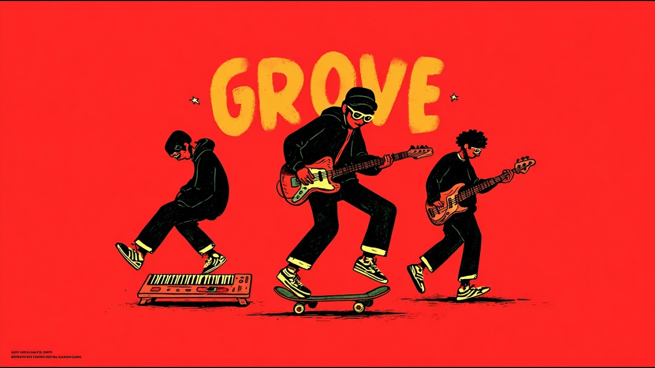 GROOVE · JAZZHOP · CHILLHOP | Let the rhythm glide with you, turning every step into a groove🎧😎 Cafe
