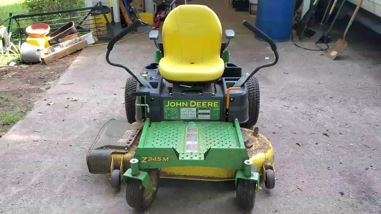 How to - John Deere Z345M Maintenance