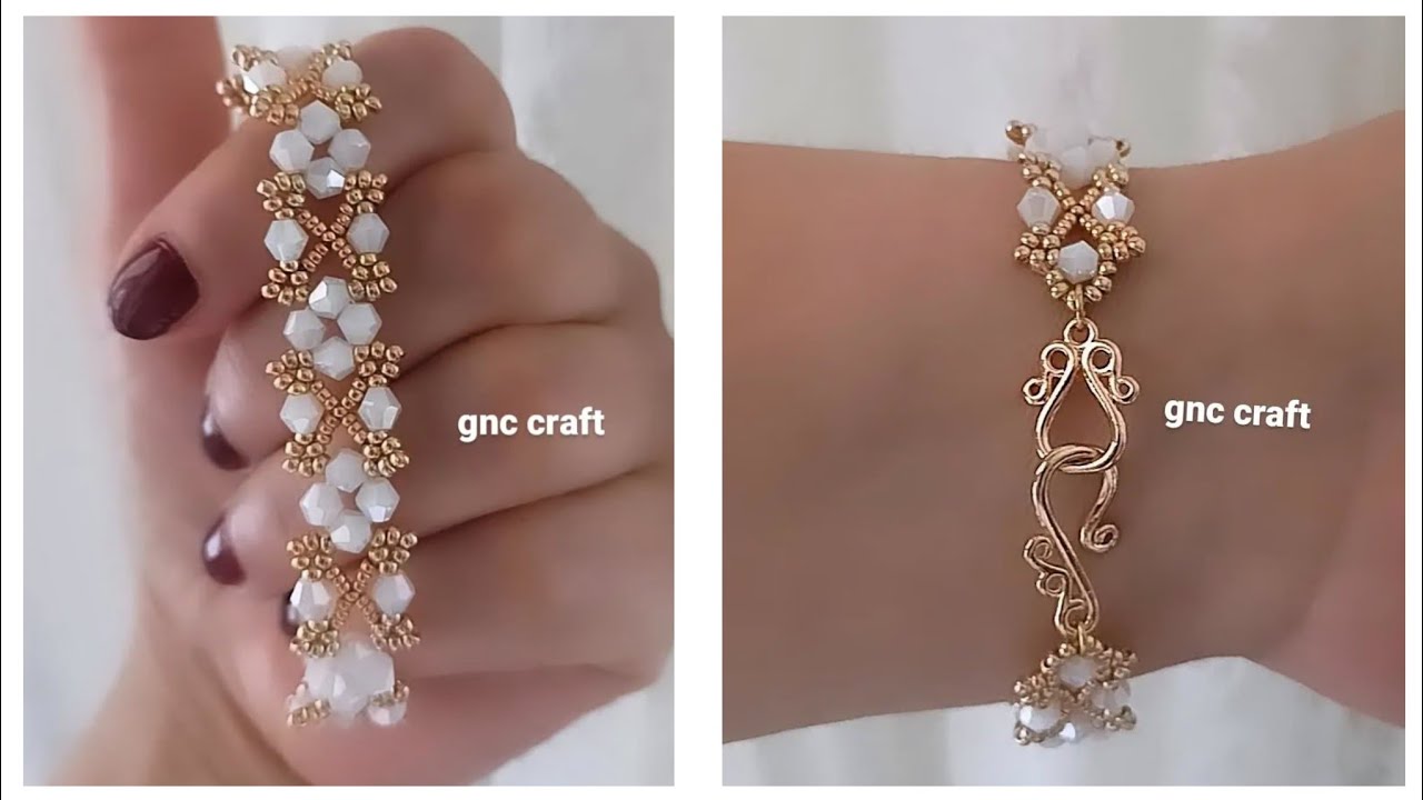 BİCONE İLE ZARİF BİLEKLİK YAPIMI MAKING ELEGANT BRACELET WITH BICONE