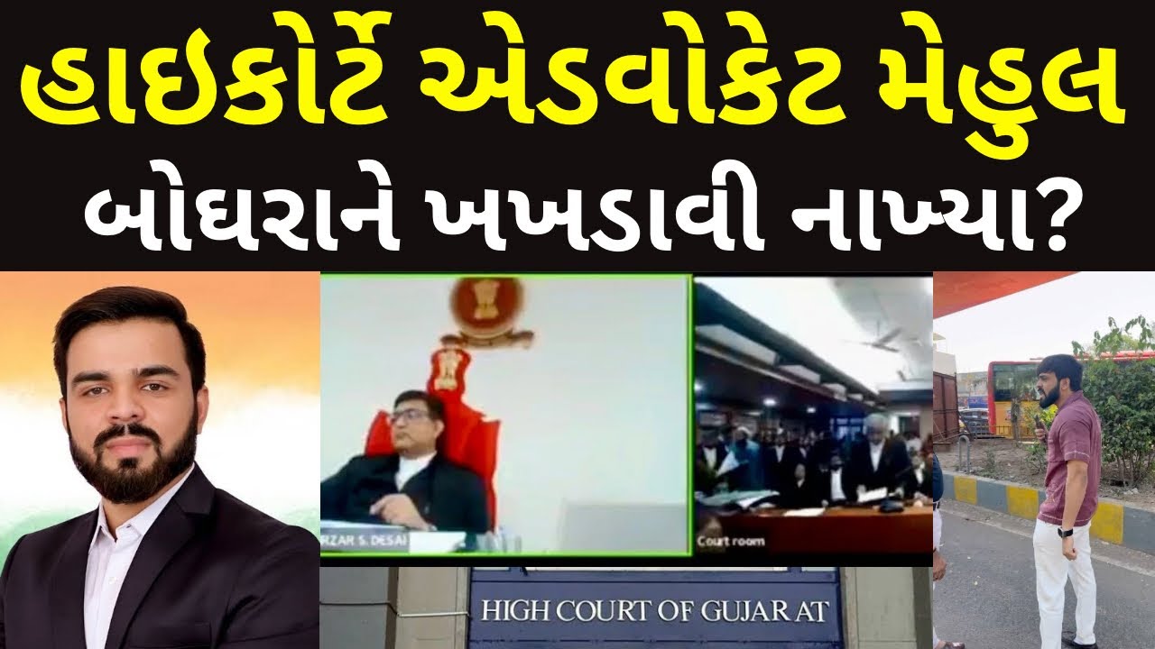 Advocate Mehul Boghraની પિટિશનની સુનવણી દરમ્યાનનો વિડિઓ સોશિયલ મીડિયામાં વાયરલ!