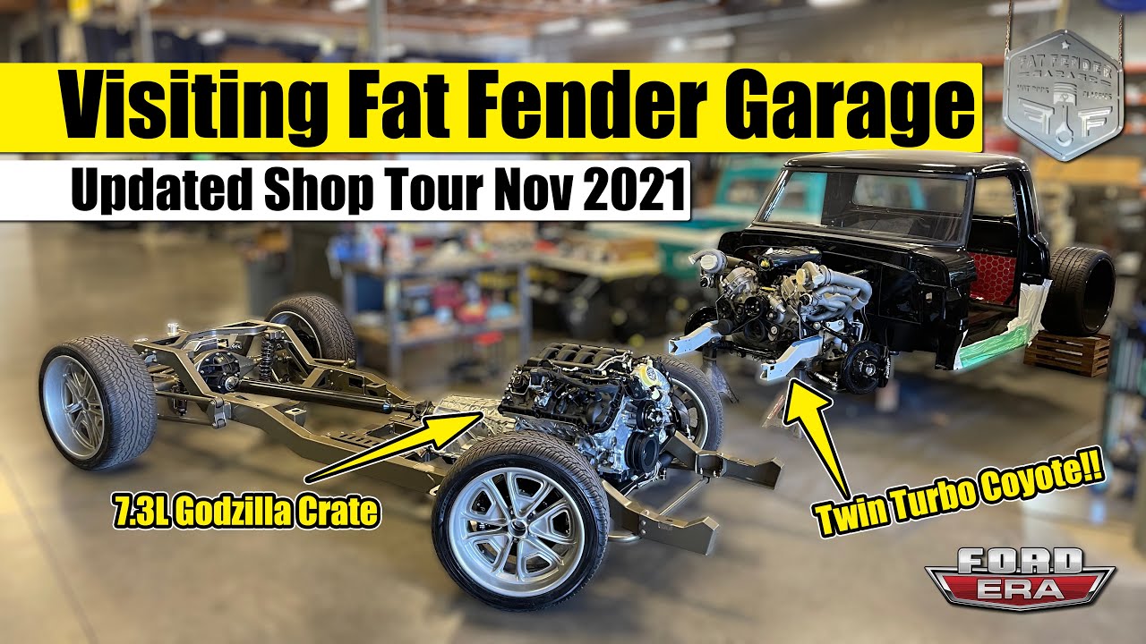 Visiting Fat Fender Garage - Shop Tour Nov 2021 | Ford Era